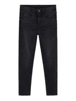 Image of Mango Girls Slim Fit Jeans - Charcoal