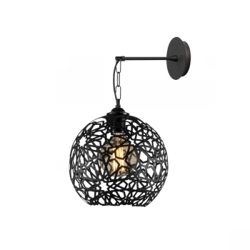 Image of Fellini - MR - 710 Black Wall Lamp