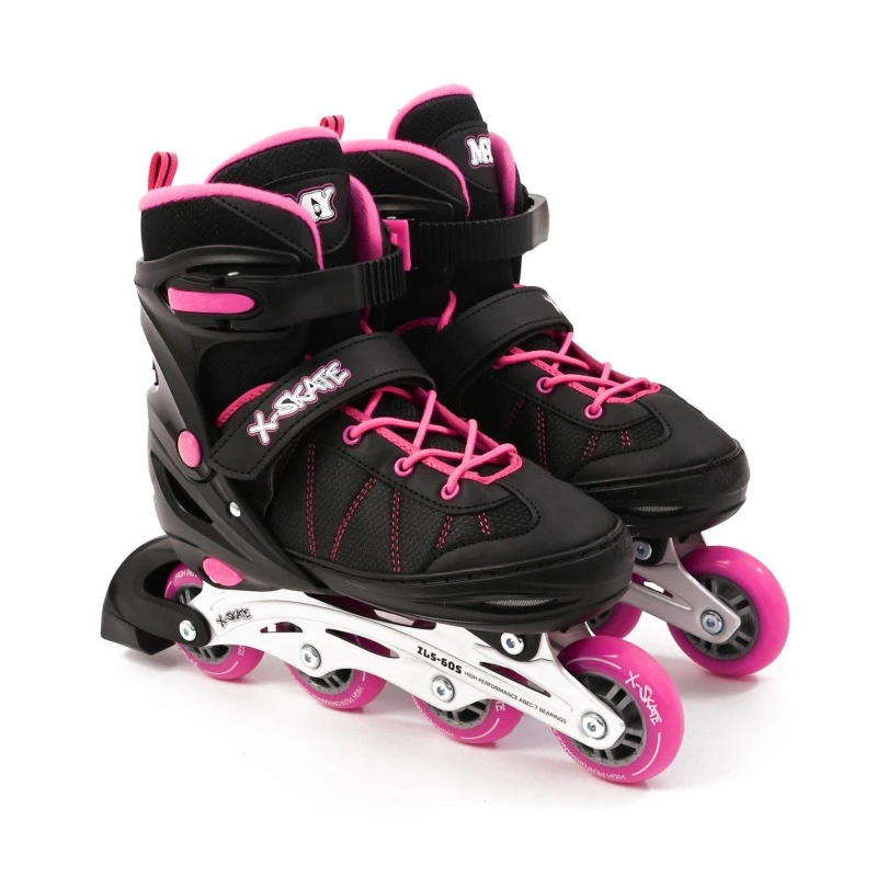 Image of Planet Direct M.Y X-Skate Adjustable Inline Roller Skates with B Pink male Large