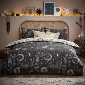 Image of Furn. Constellation Duvet Cover and Pillowcase Set MultiColoured