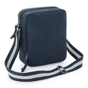 Image of Quadra Vintage Canvas Mini Reporter Bag (One Size) (Vintage Oxford Navy)