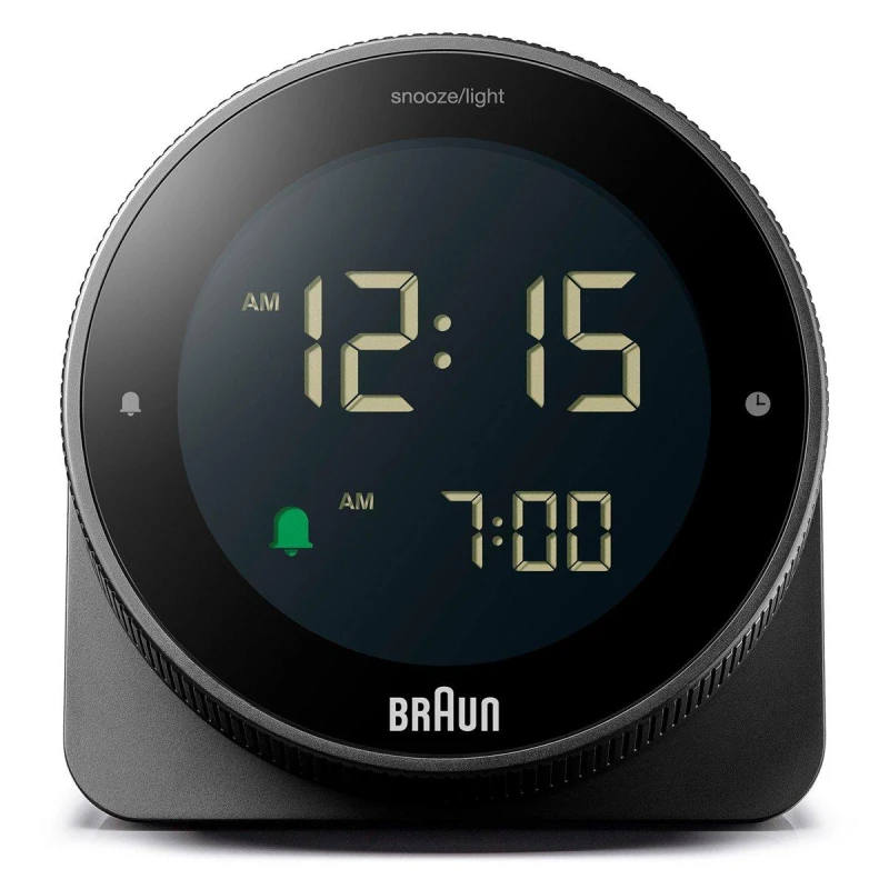 Image of Braun Digital Alarm Clock Alarm Clocks one size Black 40373903000