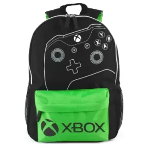 Image of Xbox Controller Logo Backpack (One Size) (Black/Green)