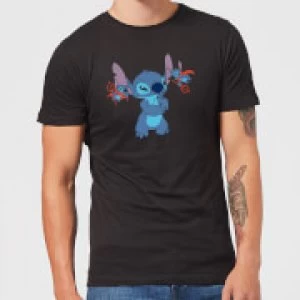 Image of Disney Lilo And Stitch Little Devils Mens T-Shirt - Black