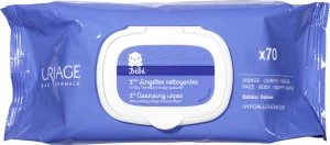 Image of Uriage Bebe 1st Cleansing Wipes 70 Wipes