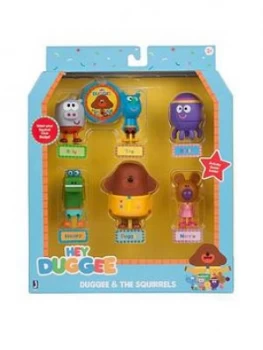 Image of Hey Duggee Hey Duggee Duggee and The Squirrels Figurine Pack, One Colour