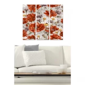 Image of MDF294650522 Multicolor Decorative MDF Painting (3 Pieces)