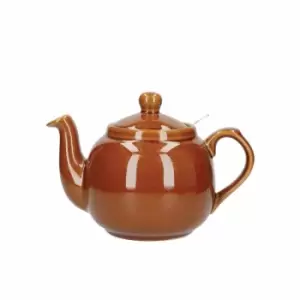 Image of London Pottery Farmhouse 4 Cup Teapot Rockingham Brown