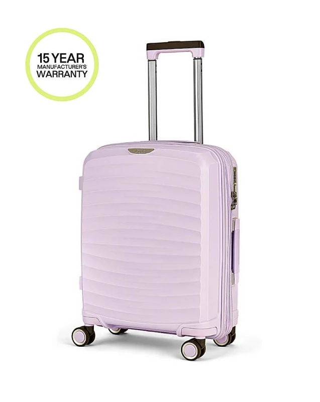 Image of Rock Rock Sunwave Cabin Suitcase Lilac - Rock - Size: Cabin Lilac Cabin UH24705