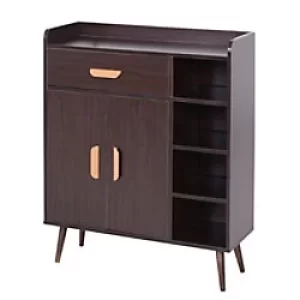 Image of HOMCOM Cabinet 837-018 Brown 295 x 800 x 950 mm