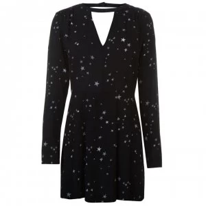Image of Firetrap Blackseal Woven Dress - Star Print