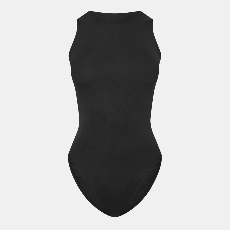 Image of Jack Wills Second Skin Racer Bodysuit - Black 6