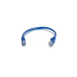 Image of C2G 1m Cat6 Booted Unshielded (UTP) Network Patch Cable - Blue