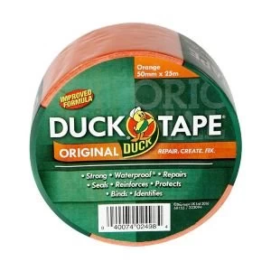 Image of Duck Orange Cloth tape L25m W50mm