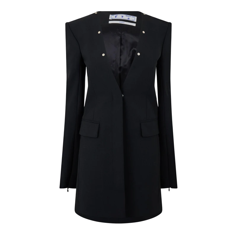 Image of Off White Womens Blazer Dress Black female 8 (XS)