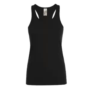 Image of SOLS Womens/Ladies Justin Sleeveless Vest (XL) (Black)
