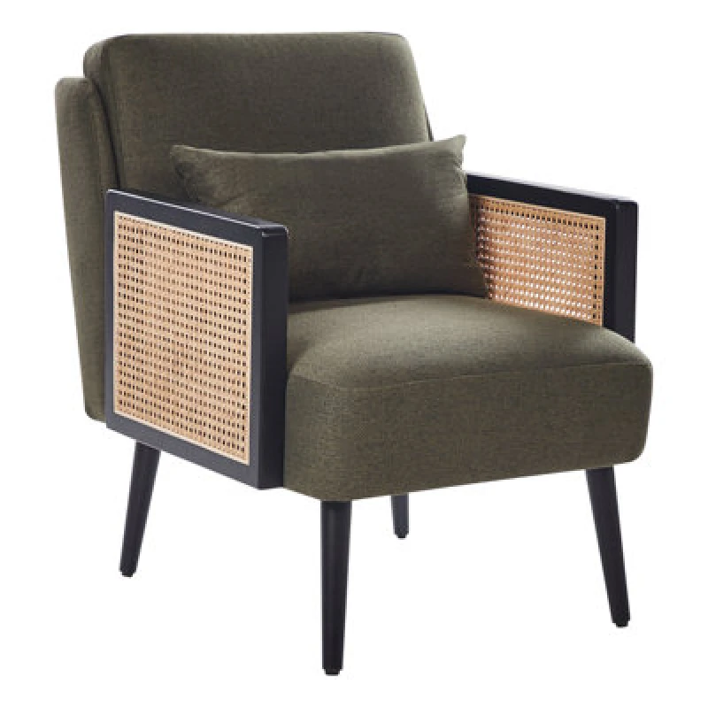 Image of Beliani Armchair Orum Fabric Dark Green