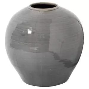 Image of Garda Grey Glazed Regola Vase