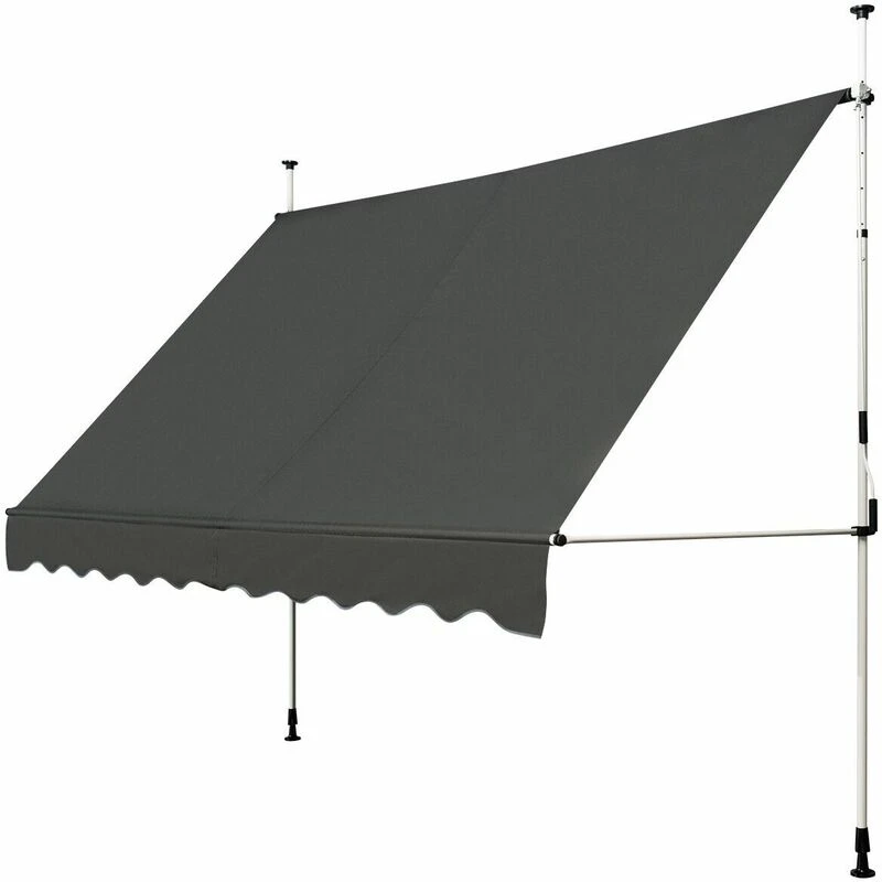 Image of COSTWAY Home Office Desk Computer Desk PC Laptop Table w/ Bookshelf & Host Stand Black