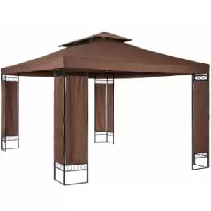 Image of Gazebo Leyla - gazebo, gazebo for sale, outdoor gazebo - brown - brown