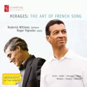 Image of Mirages The Art of French Song by Roderick Williams CD Album