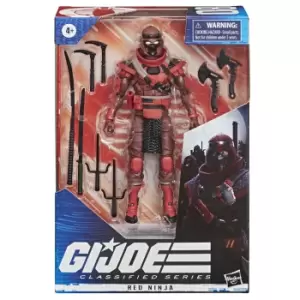Image of Hasbro G.I. Joe Classified Series Red Ninja Action Figure