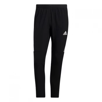 Image of adidas Aero 3-Stripe Pants - Black/White, Size L, Men