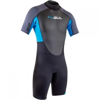 Image of Gul 3/2 Sdl Fl T2 Shorti - BLK/BlueASTER