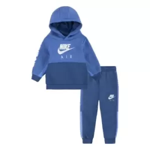 Image of Nike Air Hoody and Pant Set Baby Boys - Blue