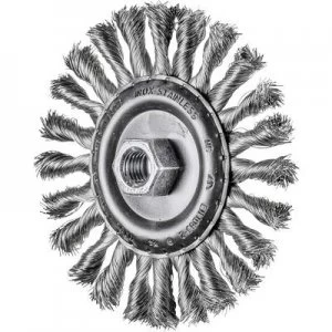 Image of PFERD HORSE COMBITWIST round brush, plait 125 x 28mm wire thickness 0.35 Mm with thread M14 43303053