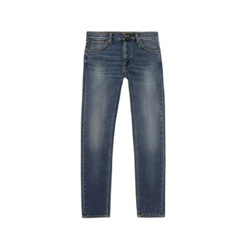 Image of Nudie Jeans Jeans Nudie Jeans Lean Dean Bleu Male 28x30 114948