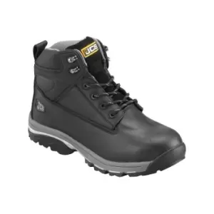 Image of Fast Track Leather Safety Boots S3 - Black - uk 12 - FTRACKB/12 - JCB