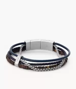 Image of Fossil Men Vintage Casual Multistrands Coconut Bead Multi Strand Bracelet