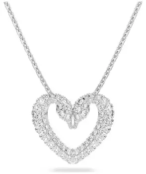 Image of Swarovski 5625533 UNA Pendant Necklace White Rhodium Jewellery