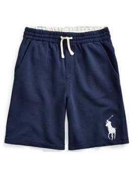 Image of Ralph Lauren Boys Big Pony Jersey Short - Navy
