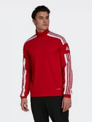 Image of adidas Squadra 21 Training Top, Red/White, Size L, Men