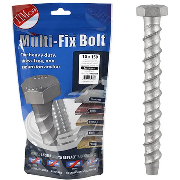 Image of Multi Fix Bolt Hex Head Concrete Screws MF10150B Diameter: 10mm