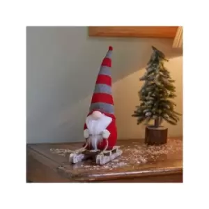 Image of Marco Paul Novelty Christmas Mr Yule Sleigh Gonk Santa Claus Christmas Decorations - Freestanding Festive Christmas Ornaments Father Figurine Indoor,