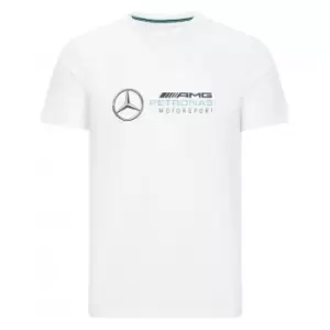 Image of 2021 Mercedes Large Logo Tee (White)