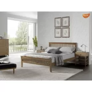 Image of Sareer Sandhurst Oak 3ft Single Wooden Bed