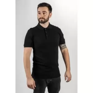 Image of Essentials Polo Shirt Polo Shirts Black Medium