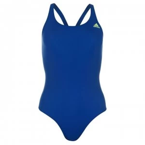 Image of adidas Small Logo Swimsuit - LEDG MARINE S16