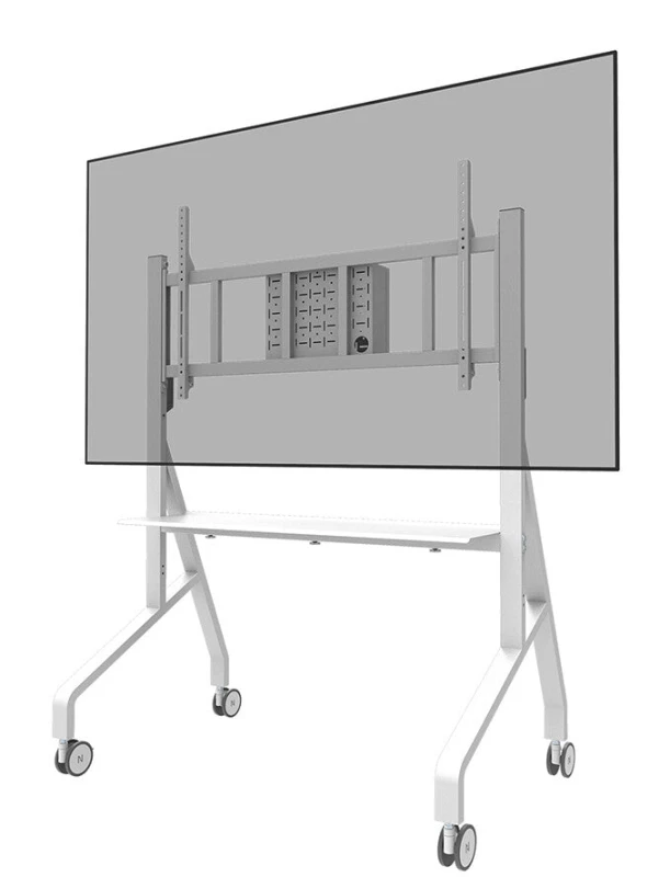Image of Neomounts Neomounts FL50-575WH1 TV trolley 165,1cm (65) - 279,4cm (110) Height-adjustable FL50-575WH1