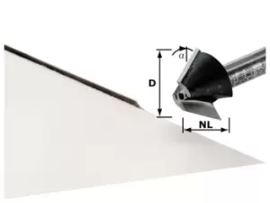 Image of Festool HW 30° D 24/12 S8 OFK 700 Chamfer Cutter HW 24mm x 12mm