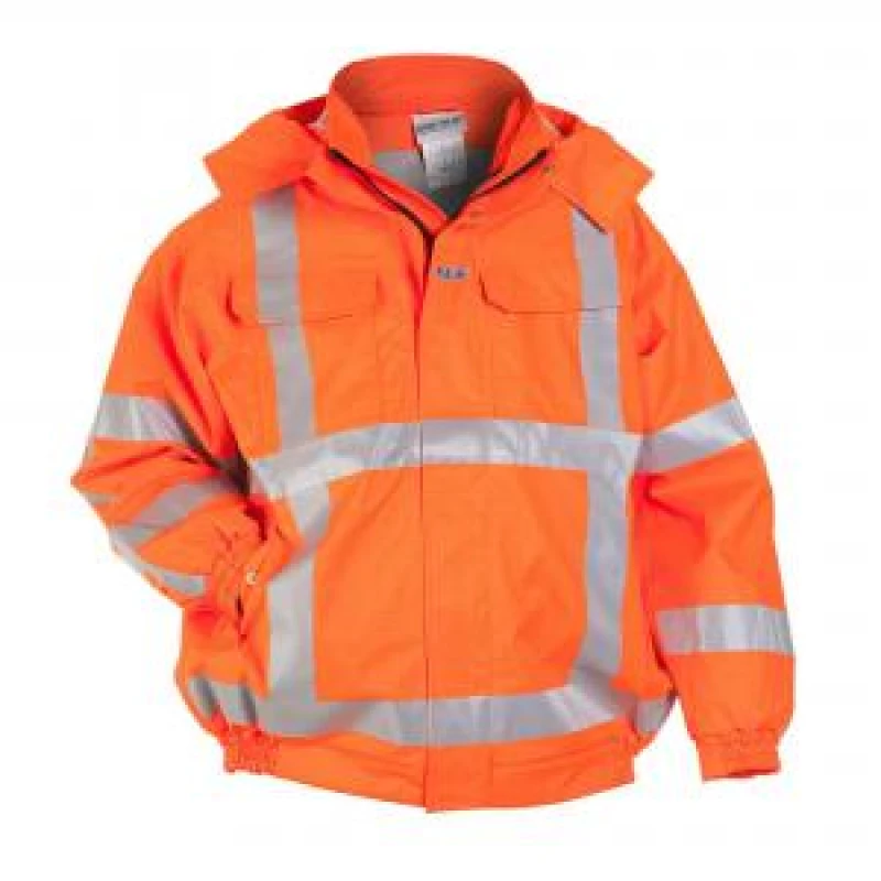Image of Hydrowear Moers Multi Simply No Sweat Flame Retardant Anti - Static High Visibility Waterproof Pilot Jacket Orange L