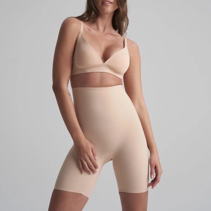 Image of Bye Bra Sculpting High Waist Shapewear Short Beige female L (12)