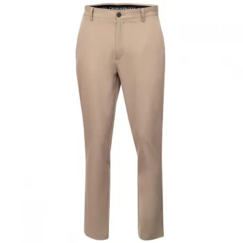 Image of Calvin Klein Golf Stretch Trousers - Stone
