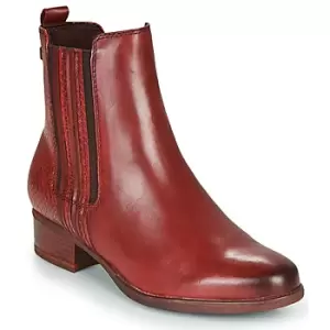 Image of Tamaris MARLY womens Low Ankle Boots in Bordeaux