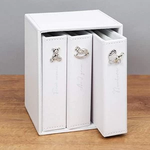 Image of Bambino White Set of 3 Albums - 24 4" x 6" Photos in Each