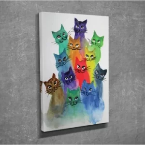 Image of DC166 Multicolor Decorative Canvas Painting